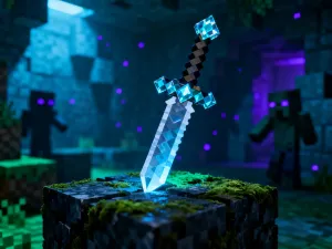 Kamienne wejście do jaskini ukryte w gęstym, mglistym lesie, wskazujące drogę do obozu Okara w grze Gothic 3.